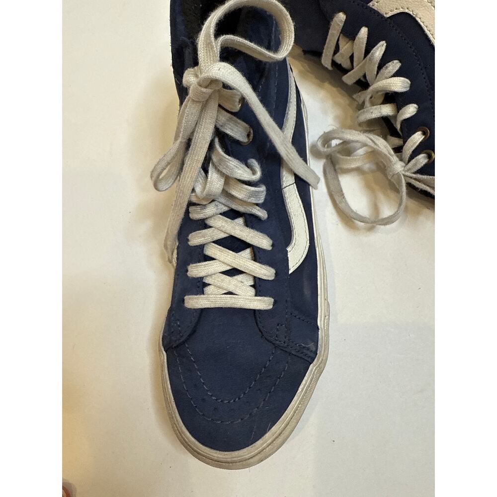 Vans SK8 Hi MTE-1 Nubuck Navy Blue Unisex High Top Men Sz 6.5/Women Sz 8 EUC - Picture 9 of 11